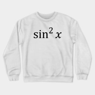 Math Couple Sine Squared (Black) Crewneck Sweatshirt